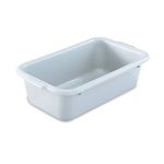 Under-Counter Dish/Bus Box, 20" x 12" x 6" Deep, Gray