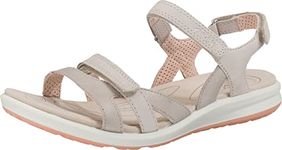 ECCO Womens Cruiseii' Ankle Strap Sandals, Silver Silver Grey Gravel Rose Dust, 5.5/6 UK