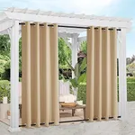NICETOWN Weighted Outdoor Curtains 