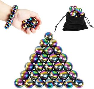28 Pcs Magnetic Balls Fidget Toy, Adult Fidget Toys, Magnet Balls Can Replace Ferrite Putty, Office Desktop Decoration, Stress Relief, Anti Anxiety, Executive Desk Toys (Colorful)