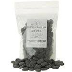 Charcoal Cobs Dog Biscuits 1kg - Activated Charcoal Dog Treats - Helps Aid Digestion, Reduce Wind & Plaque (UK MADE)