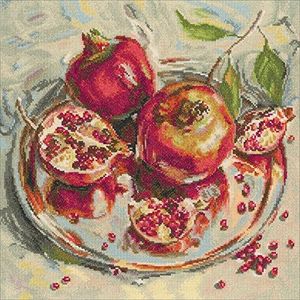 Crowned Fruits Counted Cross Stitch Kit-13.75"X13.75" 14 Count