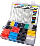 580 PCS Heat Shrink Tubing Kit, 14 Sizes Color Heat Shrink Tube, Electrical Wire Cable Wrap Sleeving for Wires Repairs Soldering Automotive Wiring