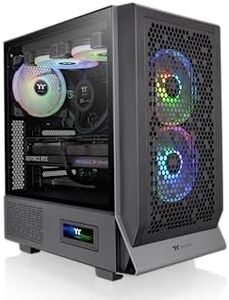 Thermaltake Ceres 300 Tempered Glass ARGB Mid Tower E-ATX Case Black Edition, CA-1Y2-00M1WN-00