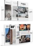 XOHYW 2 Pack Clear Acrylic Magazine