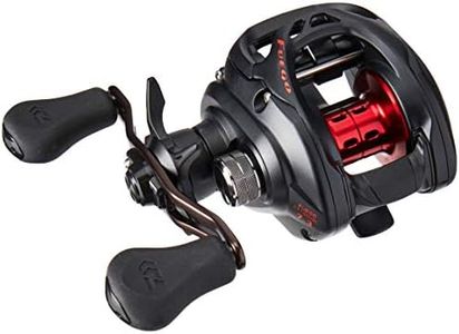 Daiwa Fuego CT Baitcasting Reel FGCT100HSL, Black/Red