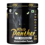 MUSCLE TRANSFORM Wild Panther Core Pre Workout Powder with Creatine for Performance, Beta Alanine for Muscle, L-Citrulline for Pump & Next Generation Preworkout Formulation Caffeinated for Sustained Energy - For Men & Women [31 Servings - Watermelon Punch]