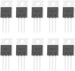 ECSiNG 10PCS IRLB8721 MOSFET Transistor N-Channel ESD Rated TO-220 62A 30V 3Pin International Rectifier Power for Electronic Switch Controllable Rectifier