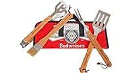 Budweiser Grill Tool Set with Fabri