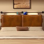 BSHOMGI Headboard, Wall Mounted Que