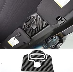 Qiosreui Convertible Top Switch Panel Trim, Opening Closing Convertible Top Switch Panel Trim Cover Sticker for C6 Corvette 2005-2013, Car Roof Switch Panel Trim Sticker, Carbon Fiber (Black)