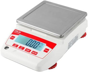 UXILAII SCIENTIFIC Lab Scale 5000g x 0.01g High Precision Electronic Aanlytical Balance 0.01g Accuracy Laboratory Balance Digtal Kitchen Scale Jewelry Scale with 1Kg Calibration Weight