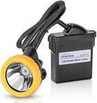 Hunting friends Superbright Safety Mining Light, High Lumens Led Mine Headlight, Reachargable Headlamp Hard Hat KL8M(H) Explosion-Proof Waterproof Cap Lamp for Mining Hunting Fishing