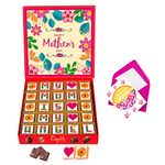 Expelite Mothers Day Greetings and Chocolate Combo Gifts from Daughter 18 Pc