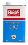 Engine Pure Organic Gin - London Dry Gin with Italian Ingredients, Juniper Hints with Floral Note of Roses and Balsamic Note of Sage and Lemon, Made in Italy, Bottle of 50 cl, 42% ABV