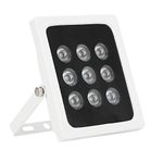 Tosuny Infrared Illuminator, 9 LEDs 90 Degree Wide Angle IR Illuminator, Waterproof LED Infrared Light for Security CCTV Camera