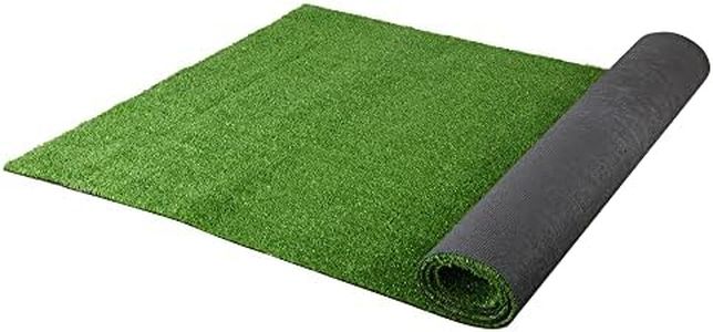 Artificial Grass Synthetic Turf 10mm Olive Plant Lawn Flooring 1.9 x 10m-Primeturf