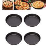 THW for Commercial USE of Pizza OUTLETS Hard Anodized Pizza Pan 9 Inch- 4 Piece Set