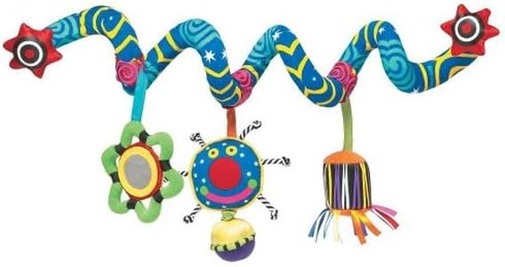 Manhattan Toy Whoozit Activity Spiral Stroller and Travel Activity Toy,Blue