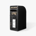 Assorted Collections Wall Mounted Post Box Classic Large Letter Box Lockable With 2 Keys ER Mail Box Heavy Duty Cast Iron Weatherproof Easy To Install Keep‎ 55 x 24 x 31 cm,17.76 kg (Black)