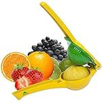 Lemon Lime Orange Juice Squeezer Manual Citrus Press - Premium Stainless Steel Mexican Elbow – Easy to Use, Bonus Recipe Guide - by Mobi Lock