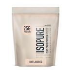 isopure Zero Carb 100% Whey Protein Isolate Powder with 25gm Protein per serve - 1 lb, 454 g Unflavoured