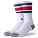 Stance Crew Sock - Boyd - Infiknit (Blue, Large)