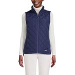 Lands' End Womens Insulated OPP Vest Deep Sea Navy Regular X-Large, Deep Sea Navy