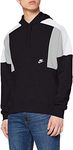 Nike M Nsw Hoodie PO BB Cb Sweatshirt - Black/DK Grey Heather/Sail/(White), Large