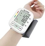 Wrist Blood Pressure Monitor for home use,Accurate Automatic Digital BP Machine, 198 Readings Memory Function and Large LCD Display