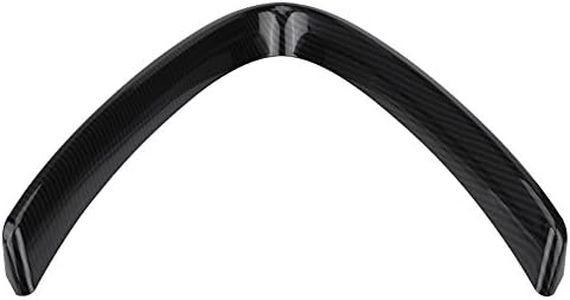 Keenso Car Front Grill Trim, Car Front Bumper Grill Protective Frame Cover Trim for Alfa Romeo Giulia 2017-2020 Black Decorations