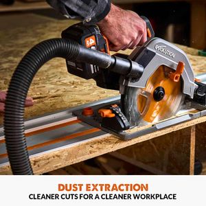Evolution Cordless Circular Saw – Lightweight Power Tool, R185CCSX-Li