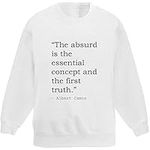 Quote by Albert Camus Kid's Sweatsh