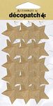 Décopatch - Ref AC355O - Star Baubles (Pack of 15) - Papier Maché Object to Decorate - 2 x 4 x 4cm - Decorate with Décopatch Papers & PaperPatch Glue, Glitter, Paints