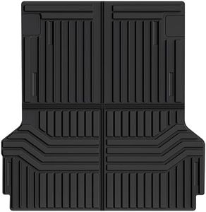 OEDRO Truck Bed Mat Fit for Ford Maverick Hybrid 2022-2024 2025, TPE All-Weather Ford Maverick Bed Liner, Black