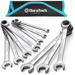 DURATECH Ratcheting Wrench Set, Com