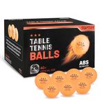 25 Pcs Ping Pong Balls, High-Performance Yellow 3-Star 40+ ABS Table Tennis Balls,Good Spin and Bounce Training Ping Pong for Beginners and Professional