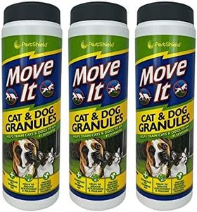 PHG Natural Non-Toxic Dog and Cat Repellent Granule | Indoor and Outdoor Cat and Dog Deterrent/Protection for Home and Garden | Extra Efficient Cat and Dog Scatter Granules | 240 Gram (Pack of 3)