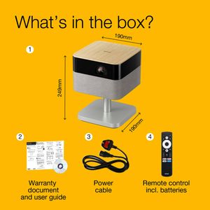 Epson Lifestudio Flex EF-72 Portable Projector – HD Home Theater
