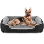 DogBaby Orthopedic Dog Bed, Dog Beds for Large Dogs, Washable Dog Bed Comfortable and Breathable Dog Bed Medium, Soft Cotton Large Pet Bed with Nonskid Bottom