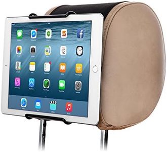 TFY Universal Car Headrest Mount Holder | Works with or Without Case | No Protruding Parts | Fits All 6 Inch to 11 Inch Tablet PCs - Apple iPad, iPad 4 (iPad 2 & 3), iPad Air, iPad Mini - Samsung