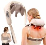 SVAMIN Neck and Back Massager, Massager with Heating, Body Massager for Body Aches and Pains Relief, Electric Wearable 5D Cervical Neck Massage Machine for Deep Tissue Neck, Back, Shoulders, Waist and Legs (Multicolor)