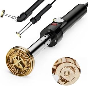 Electric Branding Iron - Custom Handcrafted Metal Stamp for Wood, Leather & Crafts | Adjustable Temperature Wood Burning Tool, Personalized DIY Branding Kit