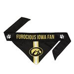 Littlearth NCAA Iowa Hawkeyes Pet Bandanna, Small, Team Color (120601-UIWA-S)