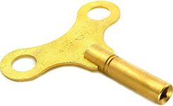 Brass Clock Winding Key Mainspring Winder Sz 7 4mm