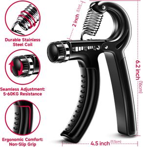 FitBeast Grip Strengthener Kit – Hand Exerciser Set for Training