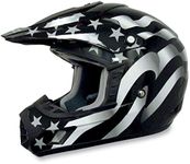 AFX FX-17 Unisex-Adult Off-Road-Helmet-Style Helmet (Flag Stealth, Small)