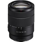 Sony SEL18135 18-135mm F3.5-5.6 OSS APS-C E-mount Zoom Lens, Black