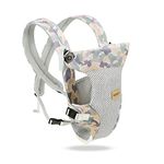 SONARIN Lightweight Breathable Baby Carrier, 4-in-1 Soft 3D Mesh Baby Wrap Carrier Ergonomic Child Carrier Backpack,Multi-Function for Newborn and Toddler 0 to 36 Months(Camo)