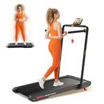 Freepi Foldable Walking Vibration Pad with Incline,7.5 MPH Treadmill with Remote Control and APP,3.0HP Servo Motor Treadmills for Home and Office